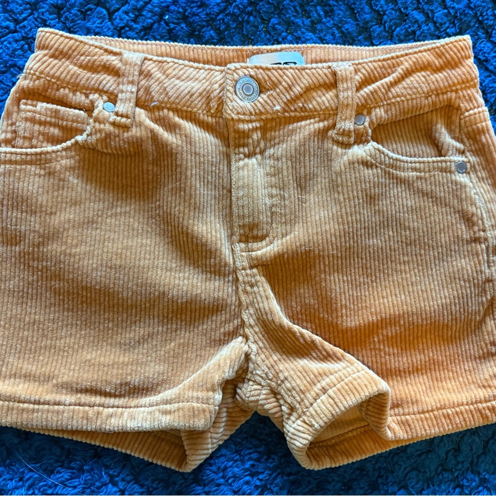 RSQ Kids Corduroy Shorts in burnt orange color